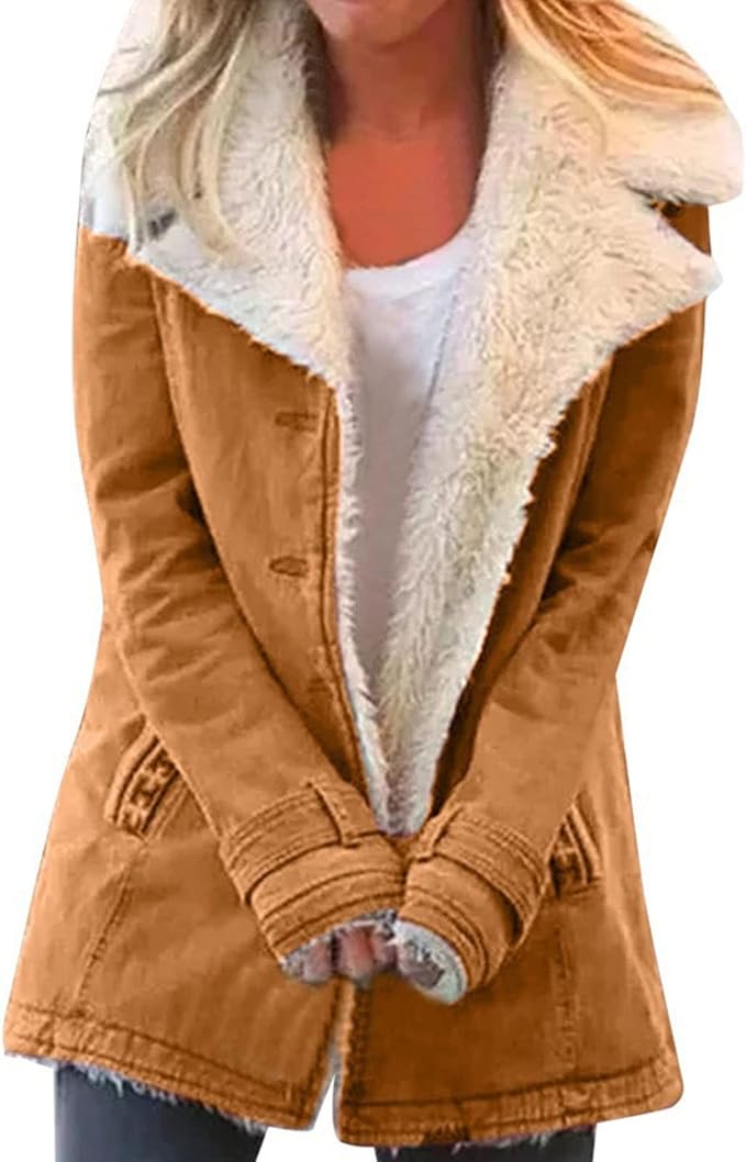 Windproof Women's Warm Winter Parka Coat