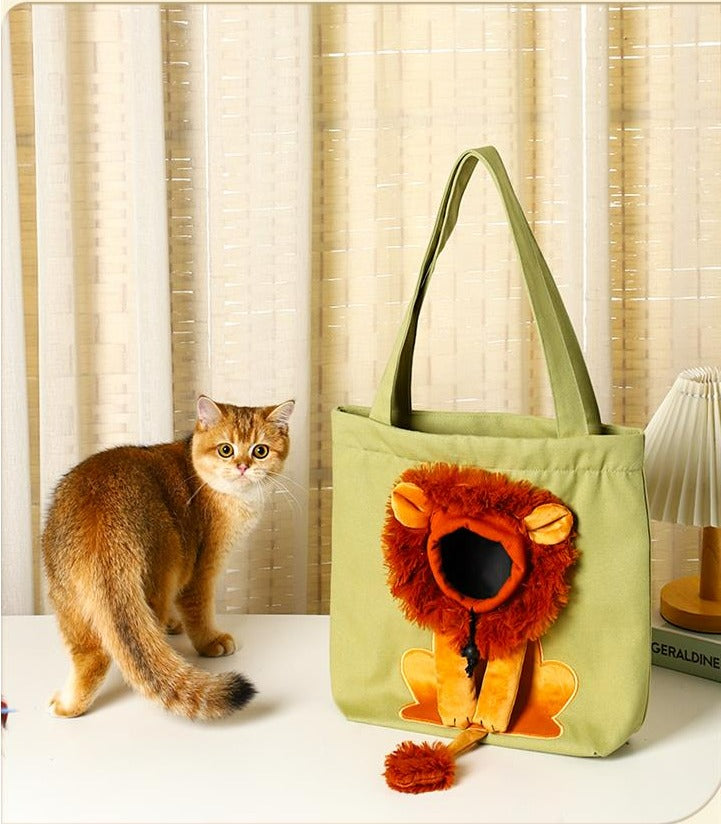 (Last Day Promotion 50% OFF!⚡) Pet Canvas Shoulder Carrying Bag