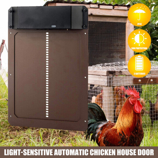 (🎄Hot Sale🎄- 60% OFF)-Poultry Farm Automatic Chicken House Door