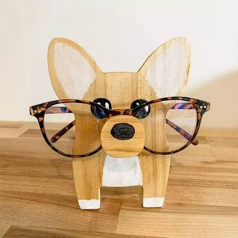 Wooden Eyeglass Stand