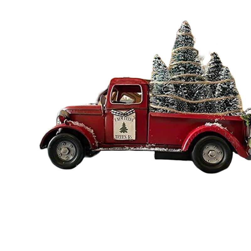 (🌲EARLY CHRISTMAS SALE - 50% OFF) Red farm Truck Christmas Centerpiece, Buy 2 Free Shipping