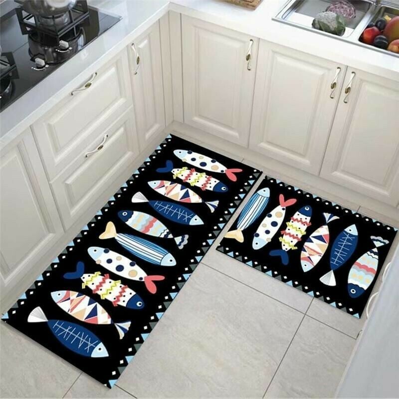 Kitchen Printed Non-Slip Carpet