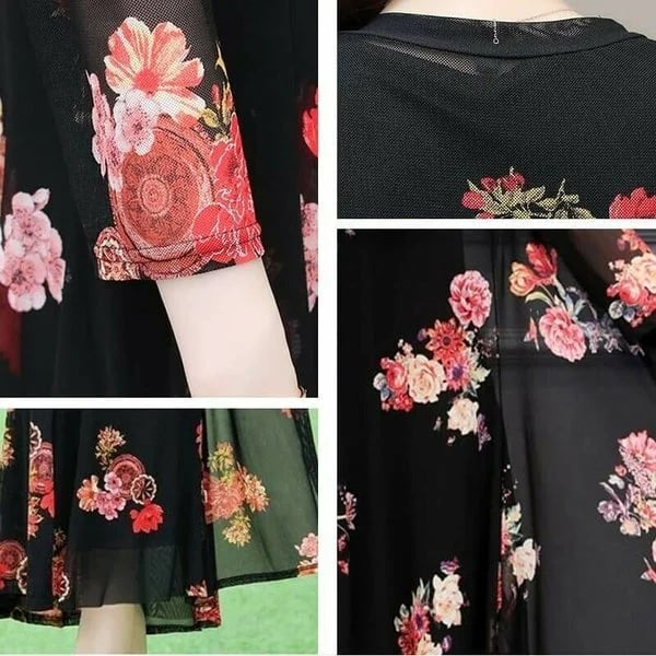 🔥Womens Floral Print Dress Set