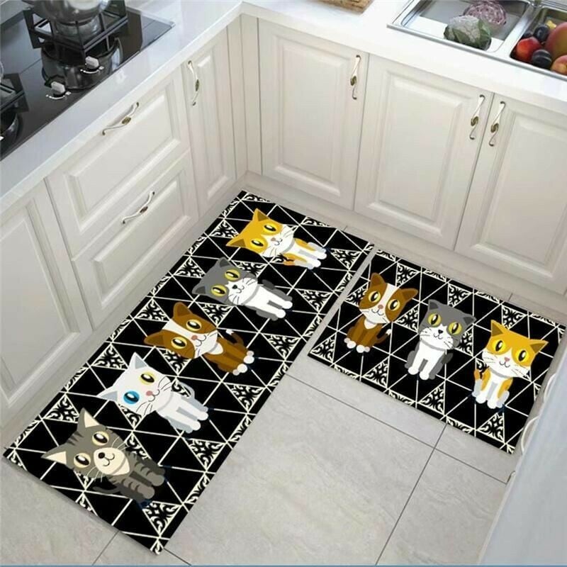 Kitchen Printed Non-Slip Carpet