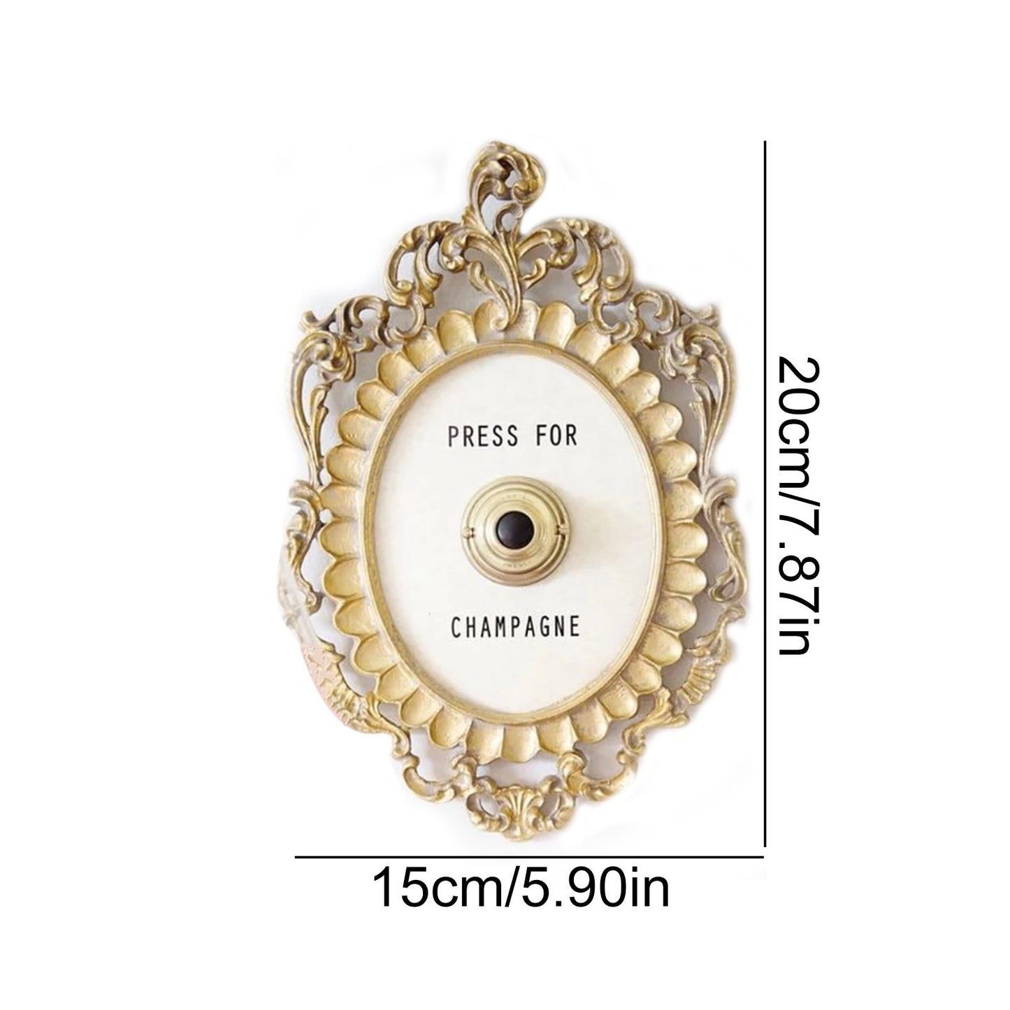 Press for Champagne Button,Press for Champagne Door Ring Bell