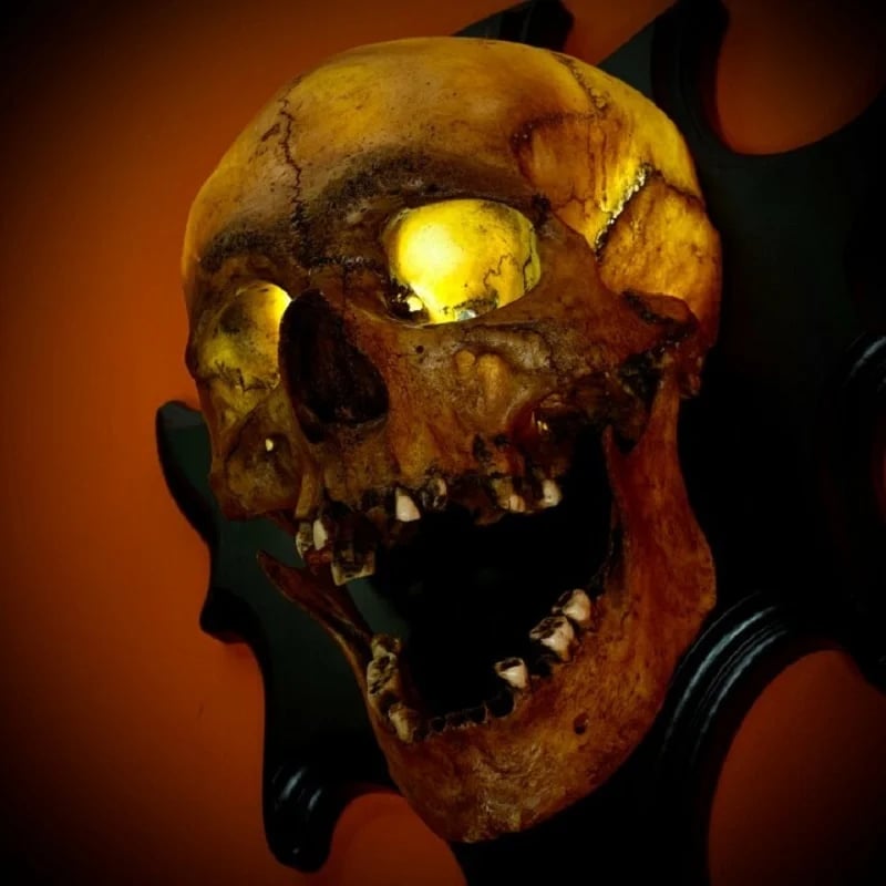 💥💀Skull lamp“Singing head”night light