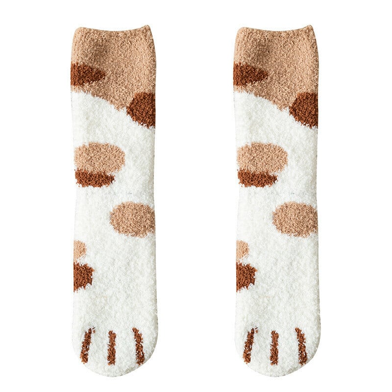 Cat Claws Cute Thick Warm Sleep Floor Socks