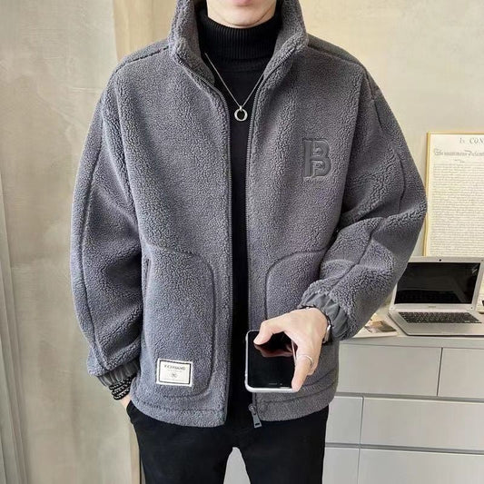 Big synthetic fur jacket for men🎉