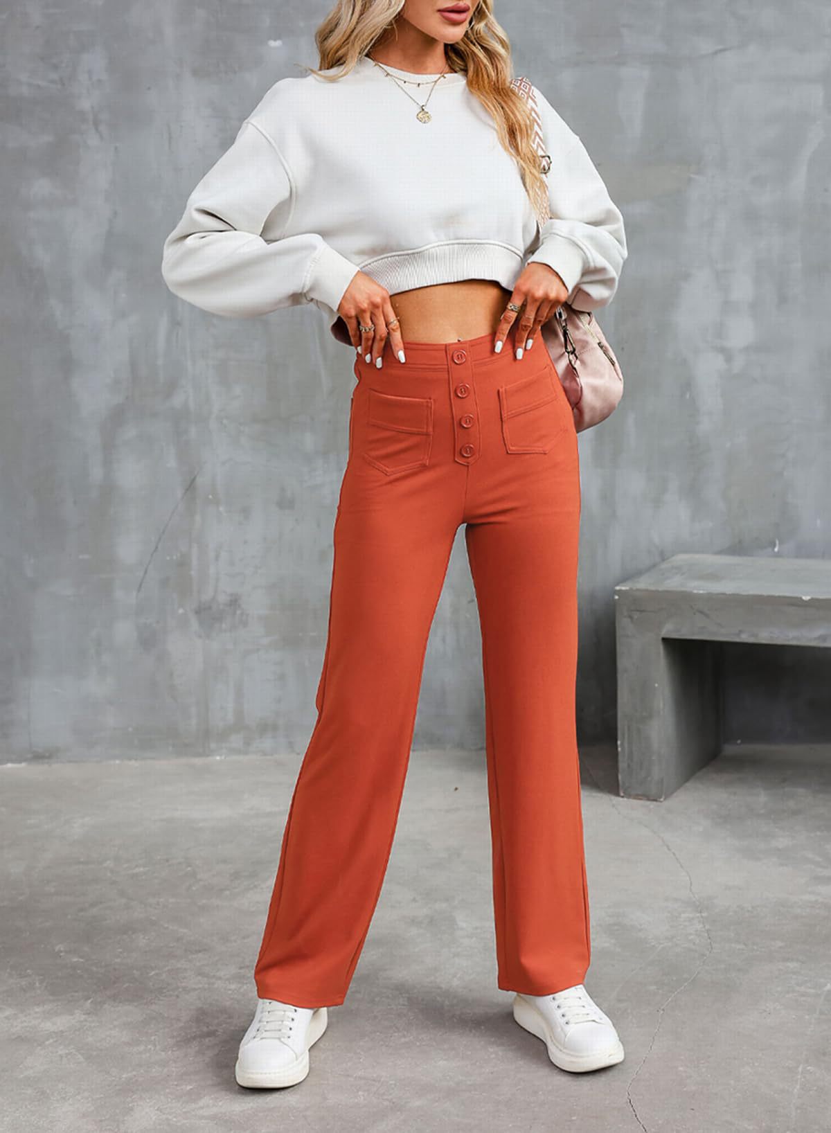 High-waisted elastic casual pants(BUY 2 FREE SHIPPING)