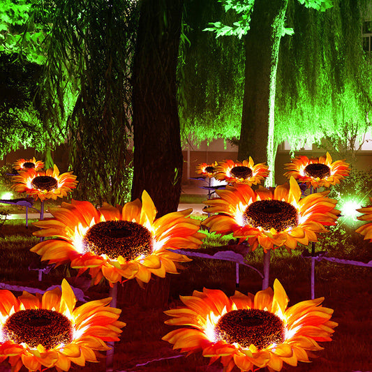 Sunflower Garden Lighting