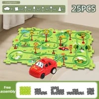 🔥Children's Educational Puzzle Track Car Play Set