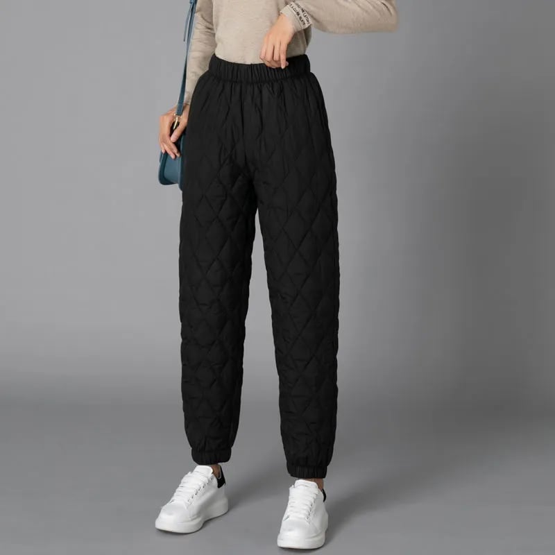 Women Winter Windproof Warm Down Cotton Pants