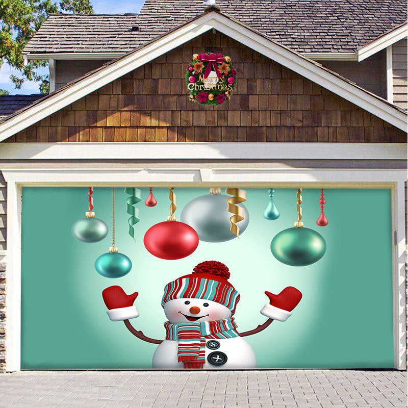 Christmas Carsge Door Banner Ornament