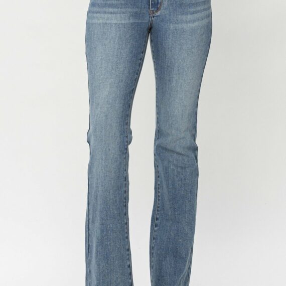 Mid-Rise Tummy Tuck Bootcut Jeans