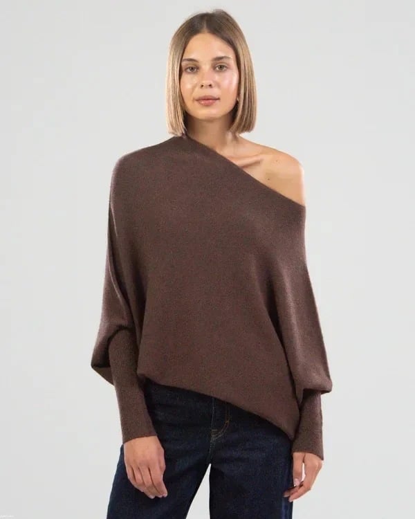 🎄Last Day Sale 49% OFF✨Asymmetric Draped Jumper