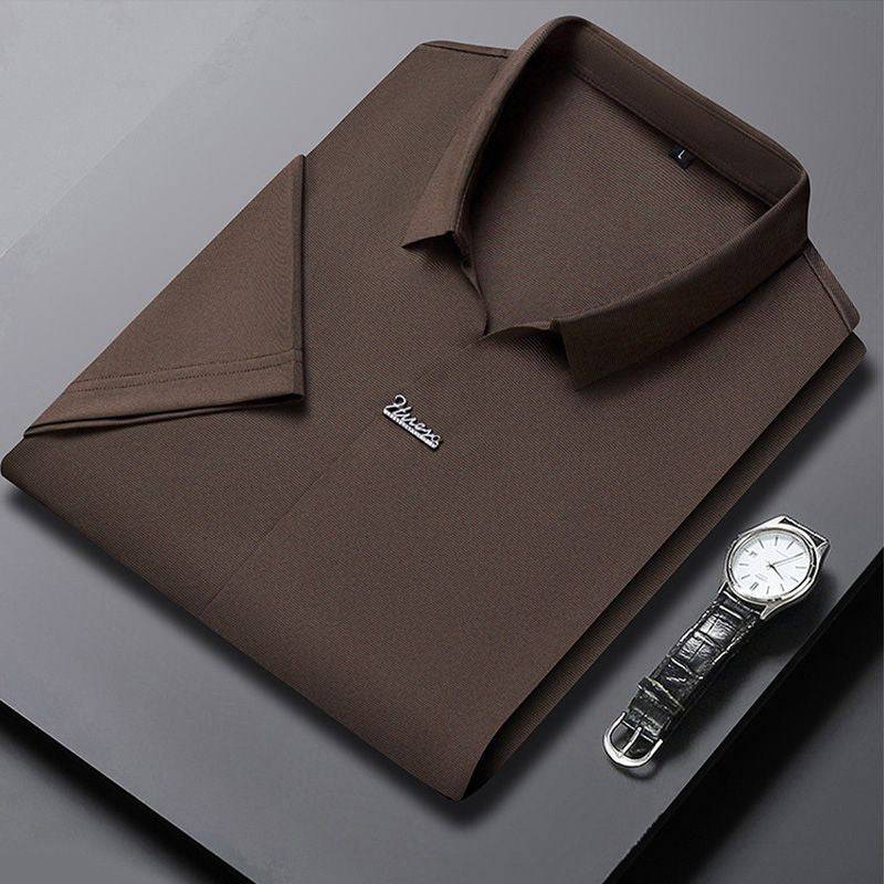 👔Hot Sale🔥Men's Casual Summer Lapel Breathable Anti-Wrinkle T-Shirt