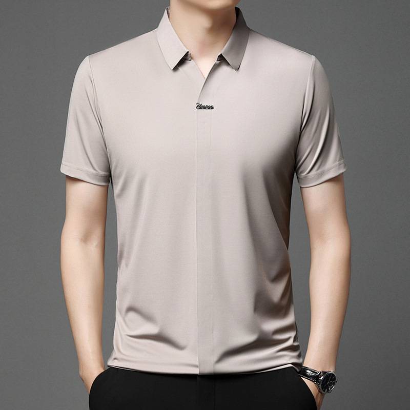 👔Hot Sale🔥Men's Casual Summer Lapel Breathable Anti-Wrinkle T-Shirt