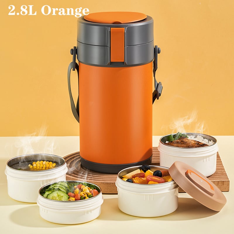 Stainless Steel Multi-layer Large-capacity Extra-long Insulated Lunch Box