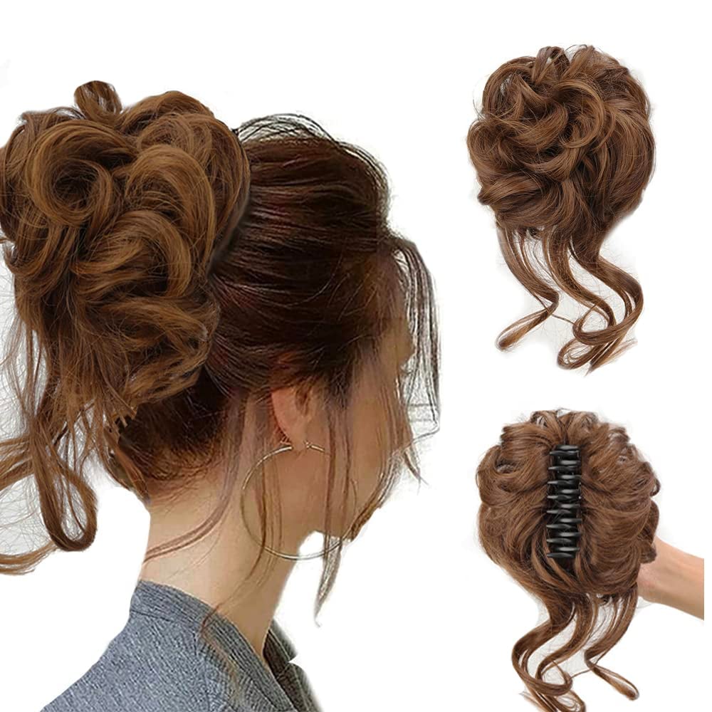 Buy 1 Get 1 Free - Curly Bun Hair Claw Clips