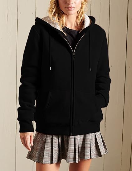 🔥Women's Winter Hoodies Sherpa Fleece Warm Heavyweight Sweatshirt