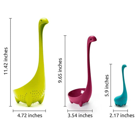 Dinosaur-Themed Kitchen Utensils (3 pcs)