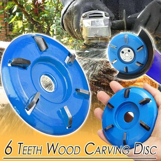 (sale - 50% OFF) 6 Teeth Wood Carving Disc