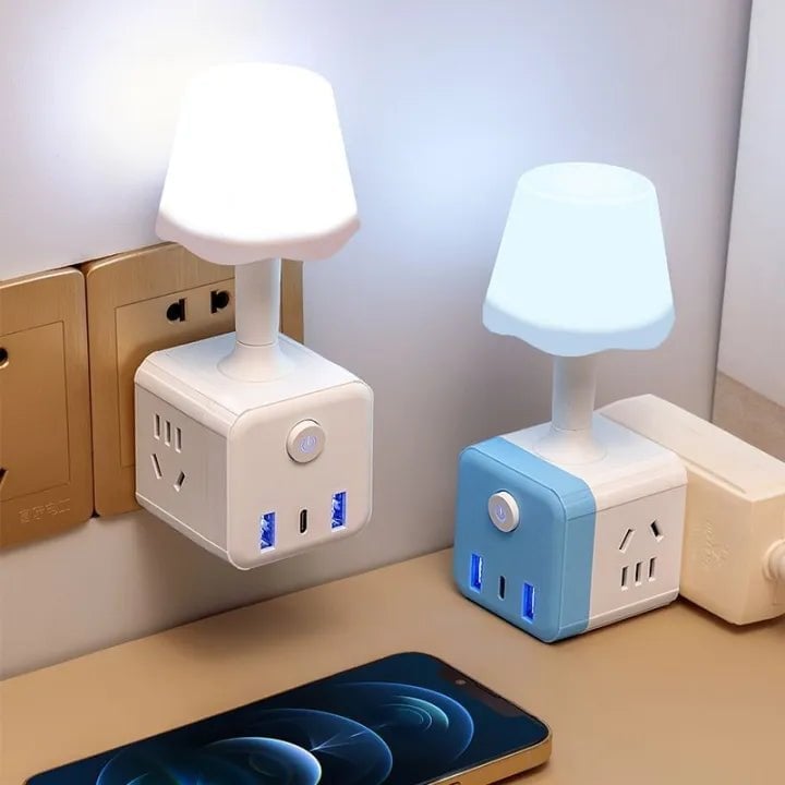 🎁✨ Hot Sale 🔥 LED Lamp with Remote Control and USB Adapter