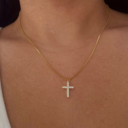 Faith Matchy Necklace - Zircon Necklace