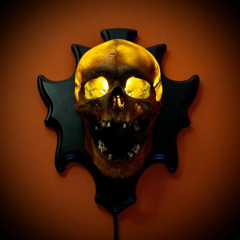 💥💀Skull lamp“Singing head”night light