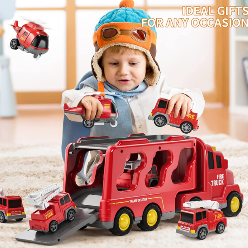 Carrier Truck Toys – Engineering Vehicles Excavator Bulldozer Truck Model Sets Kids Educational Boys For Toys