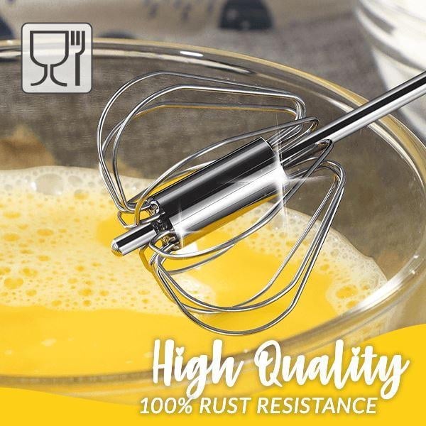 (🎅Holiday Hot Sale-4% Off ) Stainless Steel Easy Whisk( Buy 3 Get 2 Free )