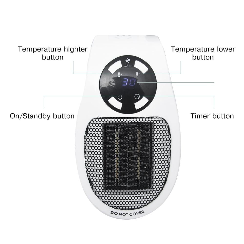 🔥Portable Electric Heater - Plug into the wall to warm the room