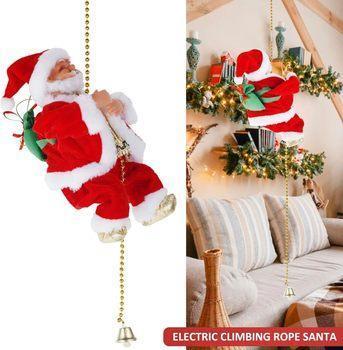 Rope Climbing Santa