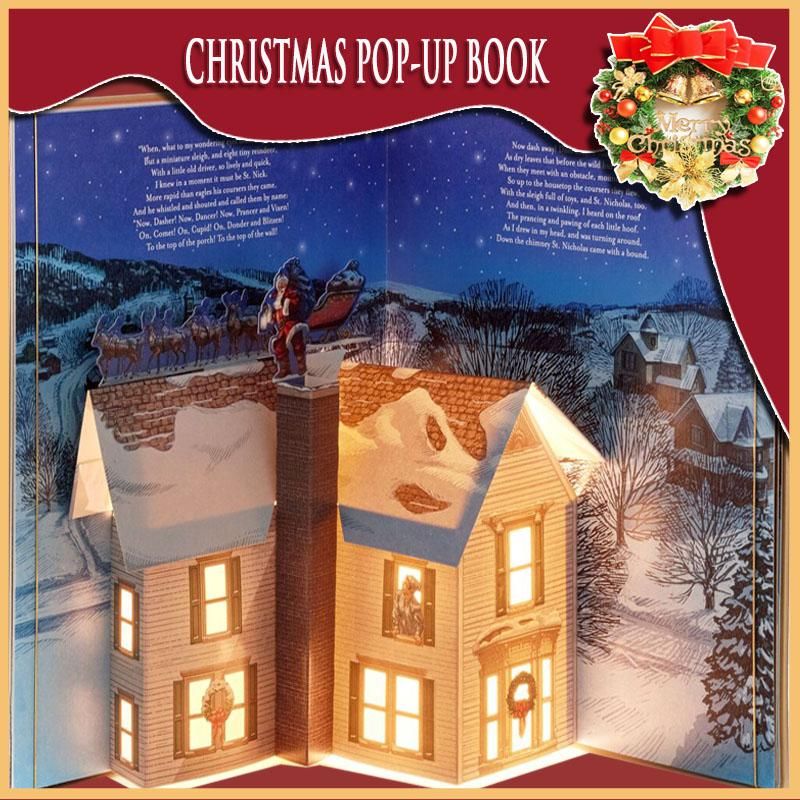 The Night Before Christmas Pop-Up Book(Light & Sound)