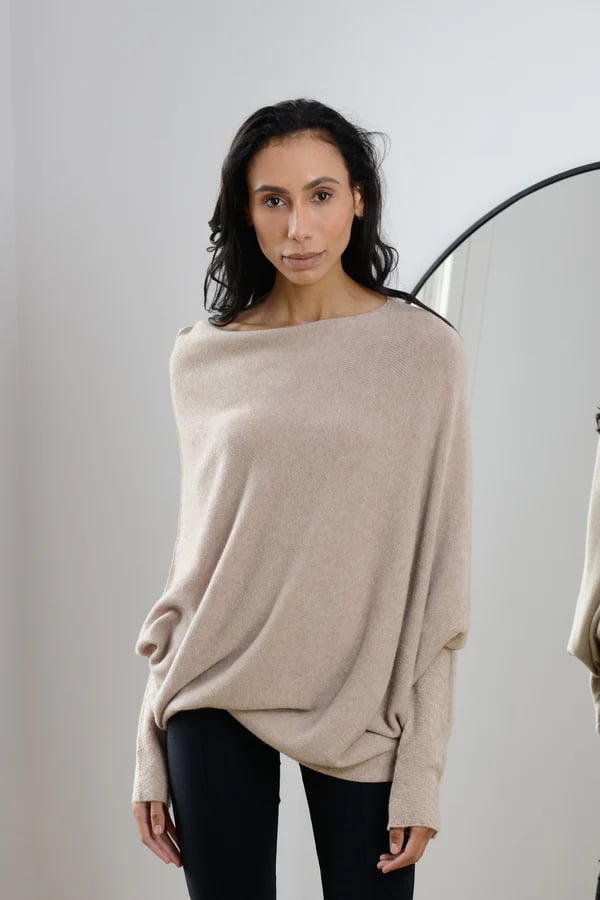 🎄Last Day Sale 49% OFF✨Asymmetric Draped Jumper