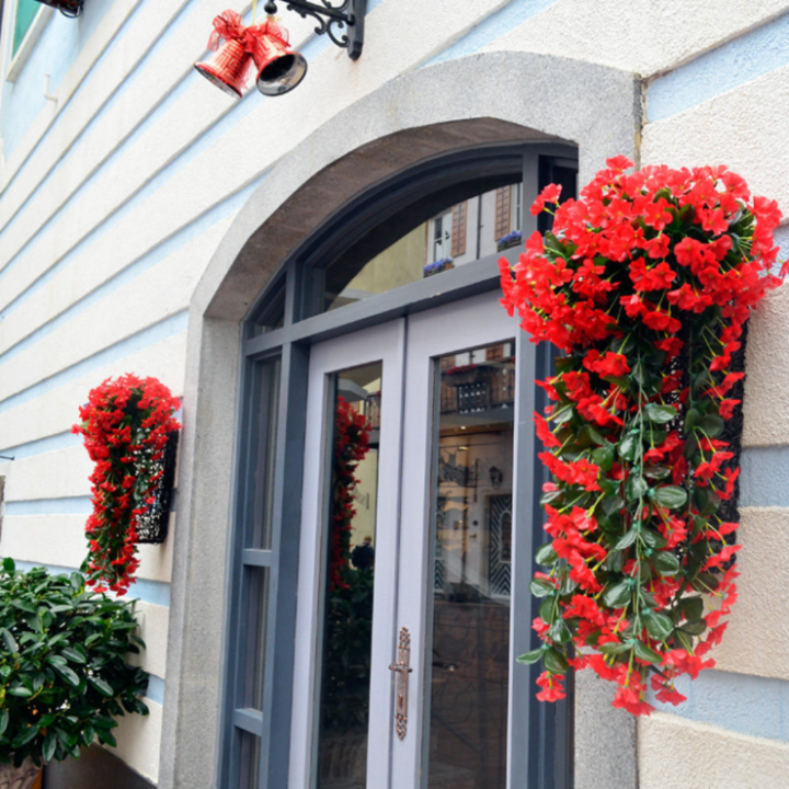 🌺🌷Vivid Artificial Hanging Orchid Bunch