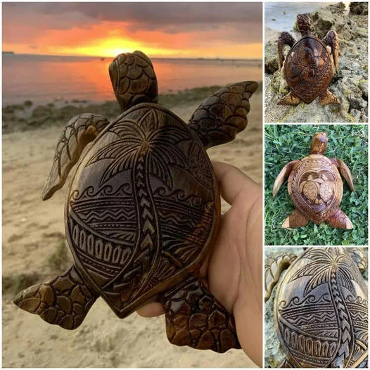 🔥Hot sale 49% OFF🔥Hawaiian Turtle Woodcarving