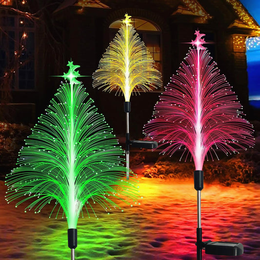 🔥Christmas Promotion 49% off - 🎄7 Color Changing Solar Christmas Trees Lights🎄