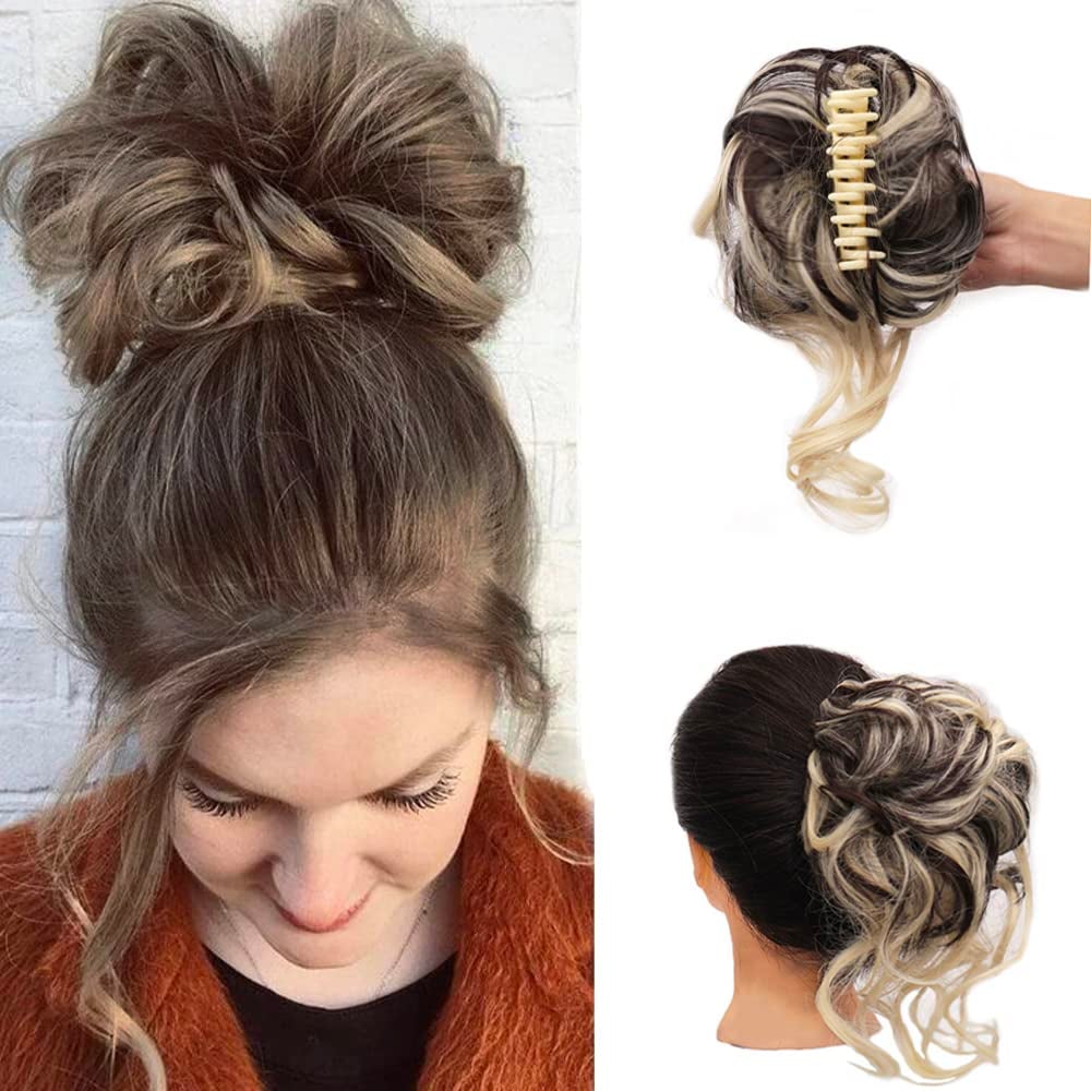 Buy 1 Get 1 Free - Curly Bun Hair Claw Clips