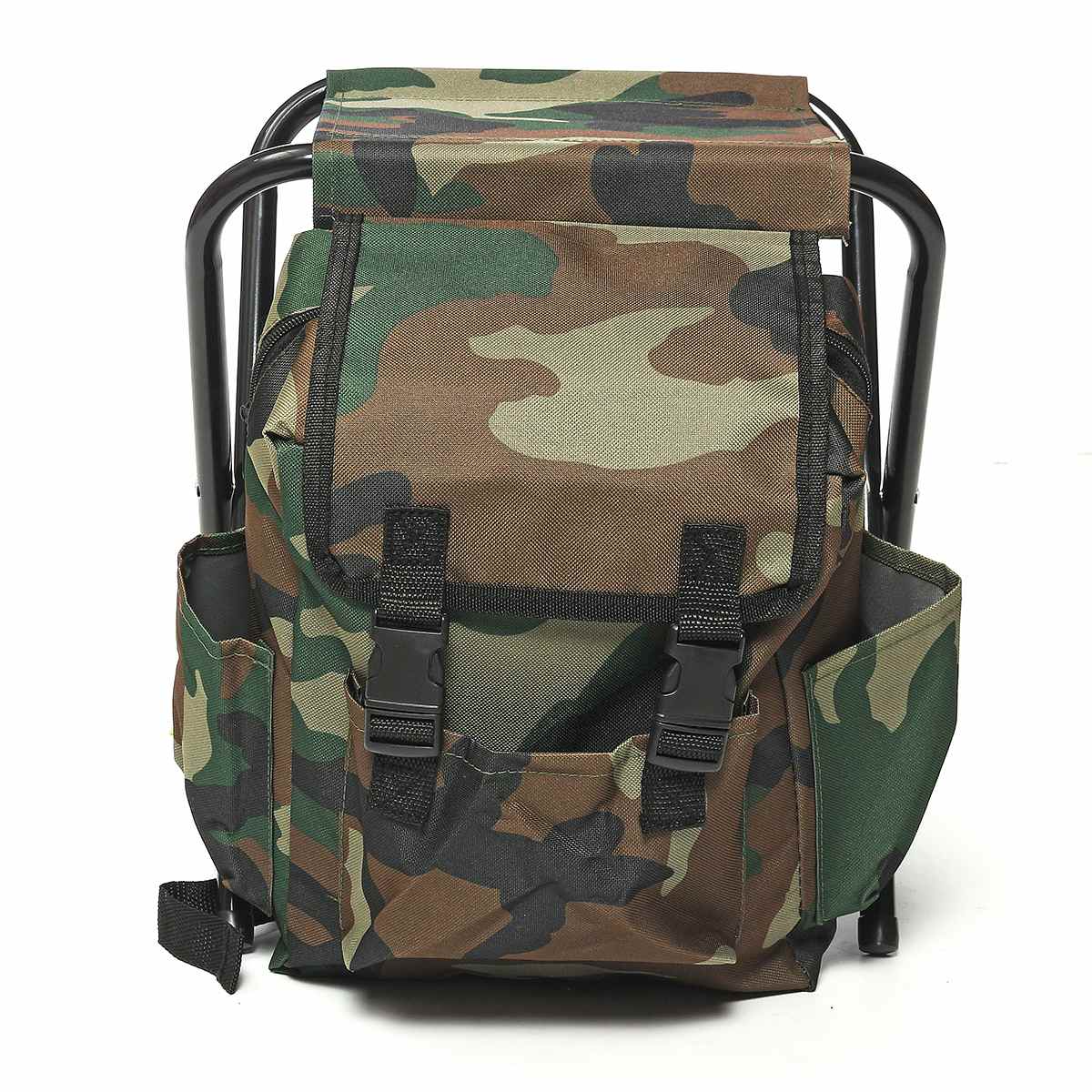 💖Father's Day Hot Sale💖Folding Camping Chair Stool Backpack with Cooler Insulated Picnic Bag