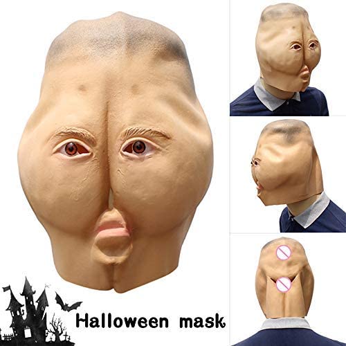 🎭Realistic Scary Human Face Mask Funny Costume Party Mask for Men and Women🤩Buy 2 Get 10% Off