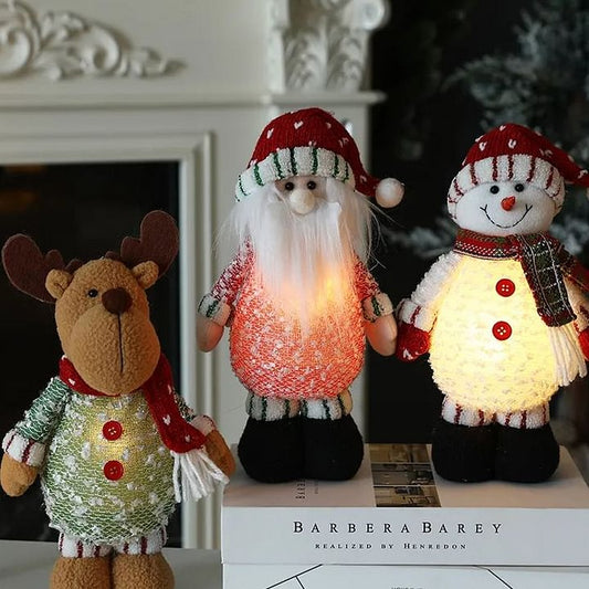 Glowing Christmas Snowman Lamp