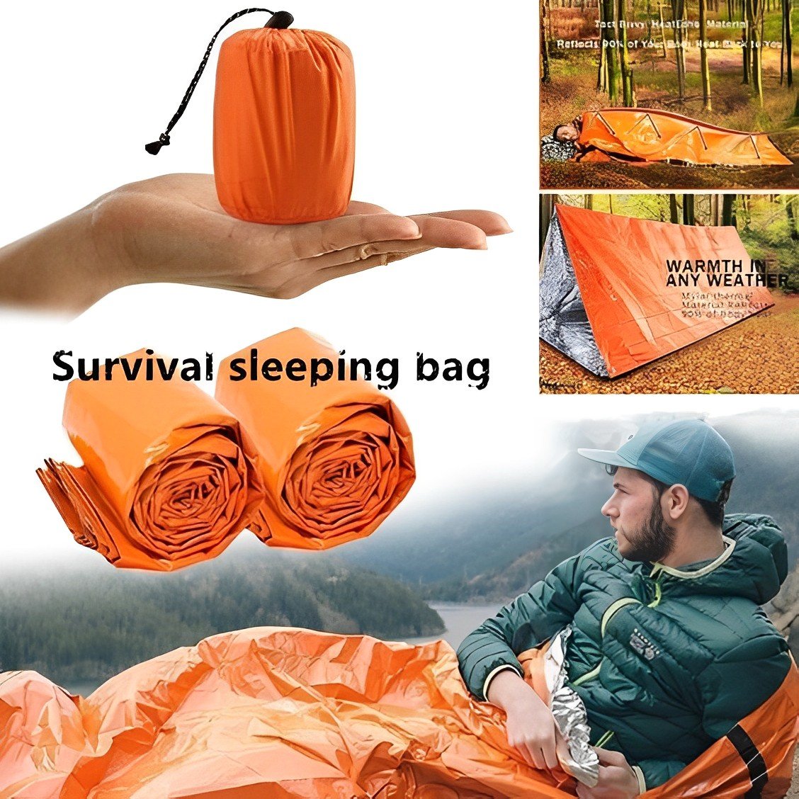 🔥49% off🔥Emergency Waterproof Sleeping Bag