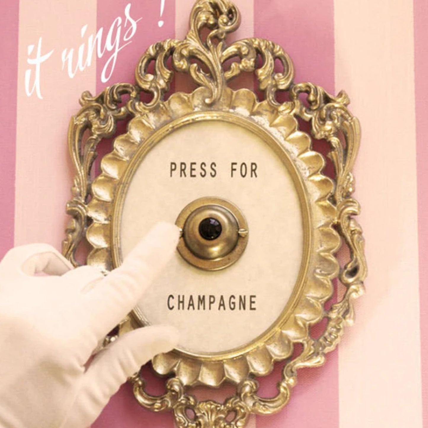 Press for Champagne Button,Press for Champagne Door Ring Bell