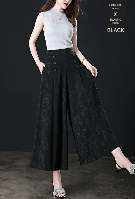 NEW LATEST DESIGNABLE ICE SILK PALAZZO PANTS COOL & COMFY PALAZZO PANTS