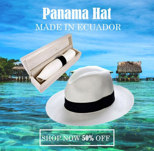 🌿Classic Panama Hat-Handmade In Ecuador