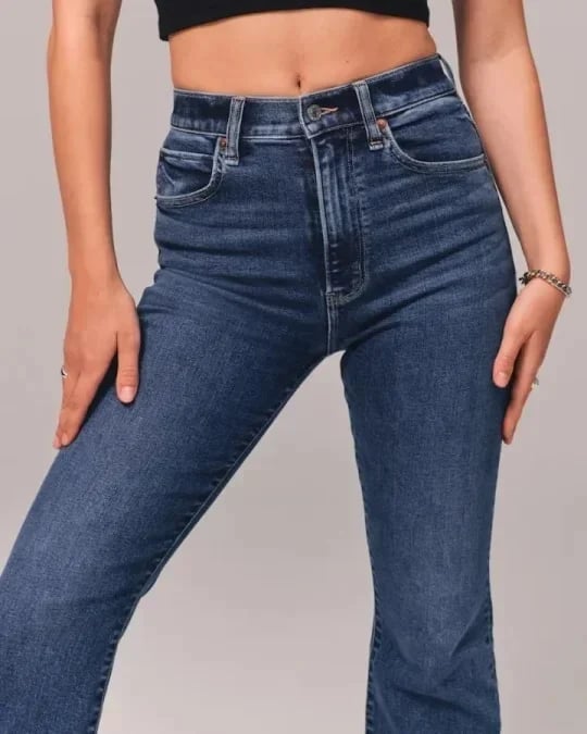 ⭐Women's 2024 Summer⭐ Ultra High Rise Stretch Flare Jean