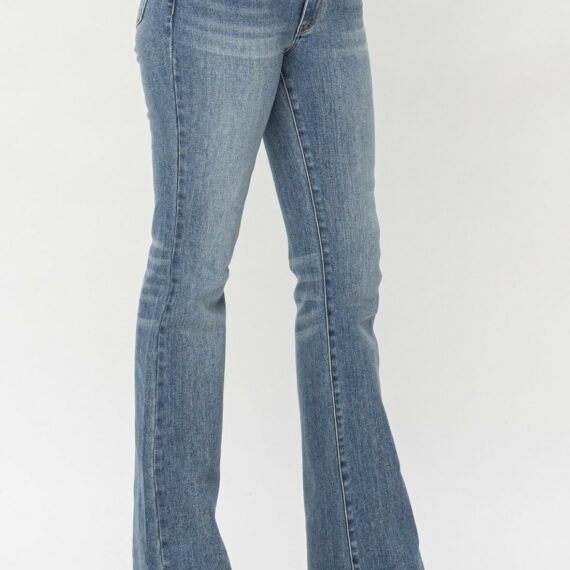 Mid-Rise Tummy Tuck Bootcut Jeans