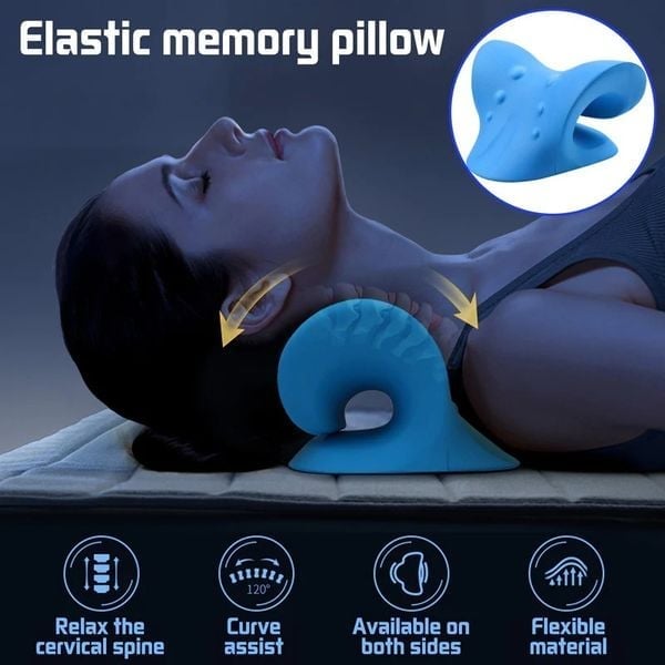 🎅🏻Christmas Hot Sale🎅🏻Cervical Neck Traction Pillow🎁