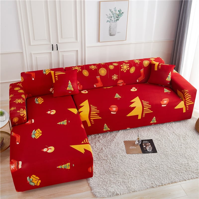 🎅Buy 2 Free Shipping🎅 Christmas-Full-wrapped Universal Stretch Sofa Cover